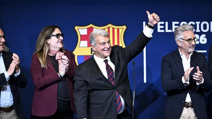 在线体育游戏娱乐平台-拉波尔塔：目标是打造更强的巴萨，在任期中期完成球场建设